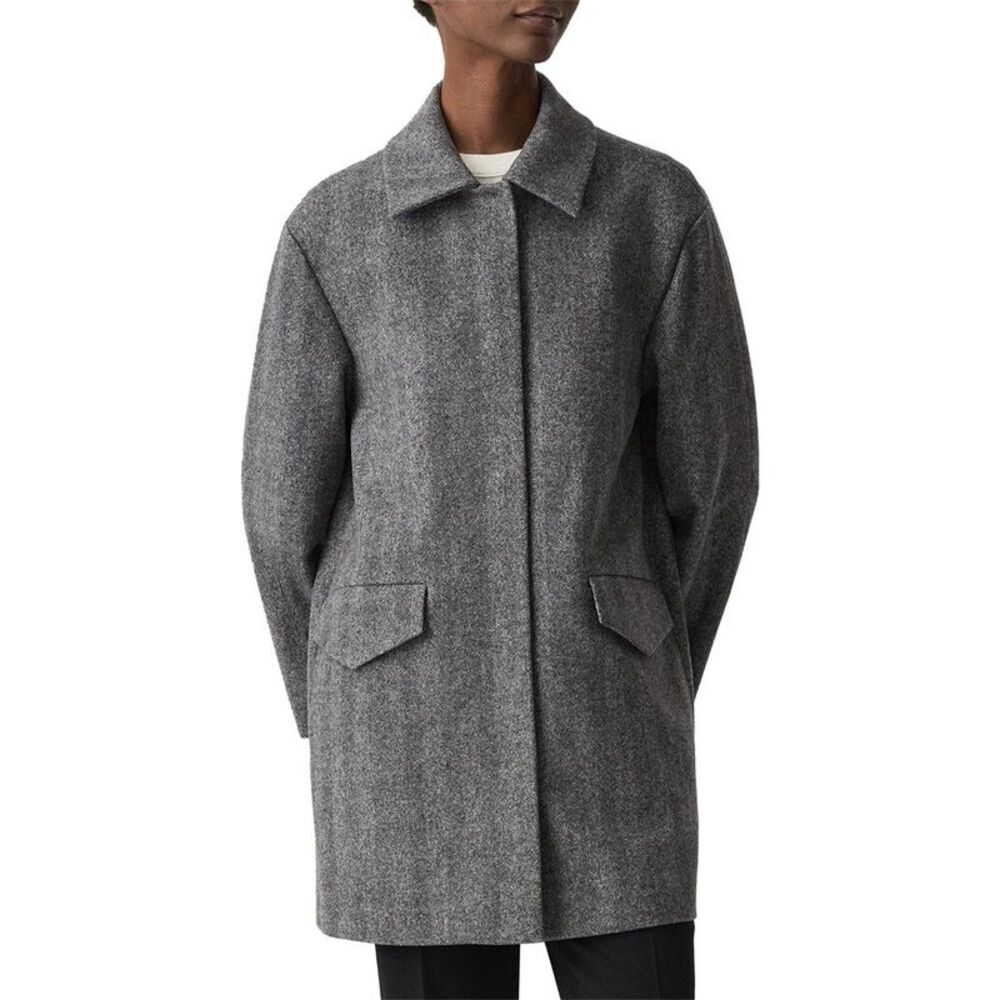Theory Womens Cape Coat, Grey